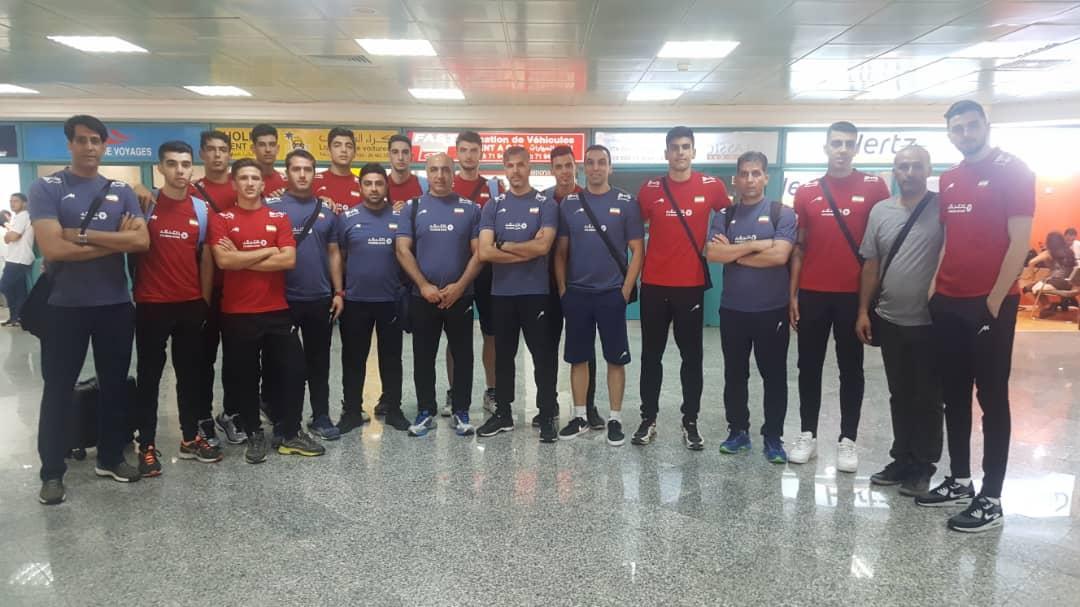 تیم ملی والیبال نوجوانان ایران وارد تونس شد